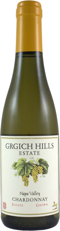 Grgich Hills Estate Chardonnay (375ML half-bottle) 2018 Front Bottle Shot