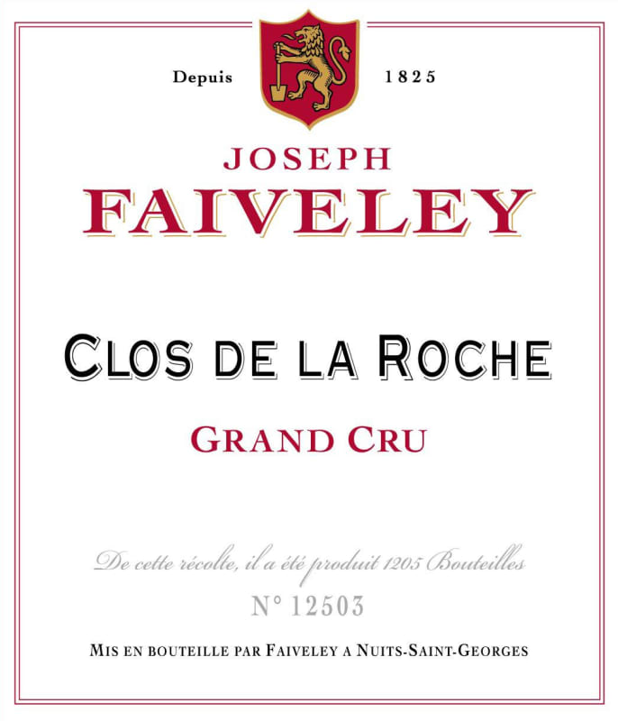 Faiveley Clos de la Roche Grand Cru 1995 Front Label