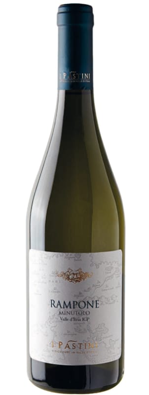 I Pastini Valle d'Itria Rampone Bianco 2024 Front Bottle Shot