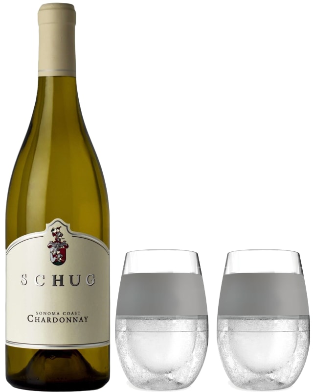 93 Point Chardonnay and Wine Freeze Cooling Glass Set Gift Product Image
