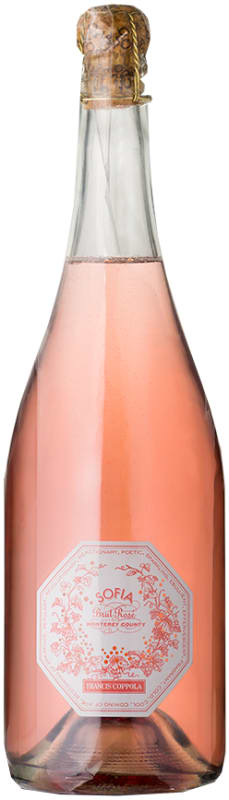 Francis Ford Coppola Sofia Brut Rose 2017 Front Bottle Shot