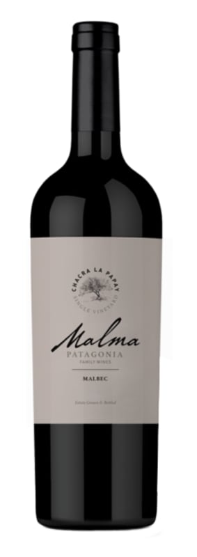 Bodega MALMA Chacra La Papay Malbec 2020 Front Bottle Shot