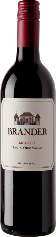 Brander Merlot 2018 Front Bottle Shot