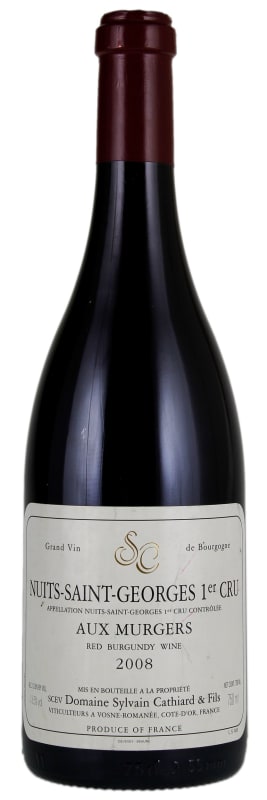 Sylvain Cathiard Nuits-Saint-Georges Aux Murgers Premier Cru 2008 Front Bottle Shot