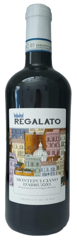 Regalato Montepulciano d'Abruzzo 2022 Front Bottle Shot