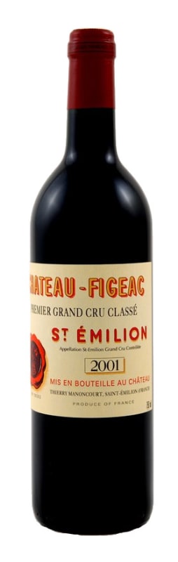 Chateau Figeac 2001 Front Bottle Shot