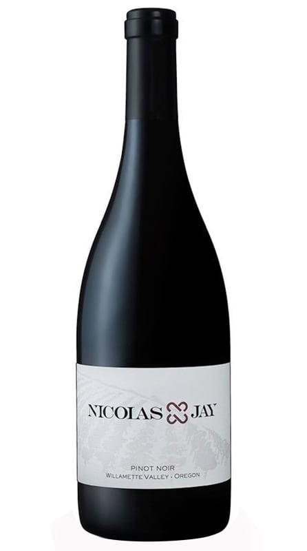 Nicolas-Jay Willamette Valley Pinot Noir 2019 Front Bottle Shot