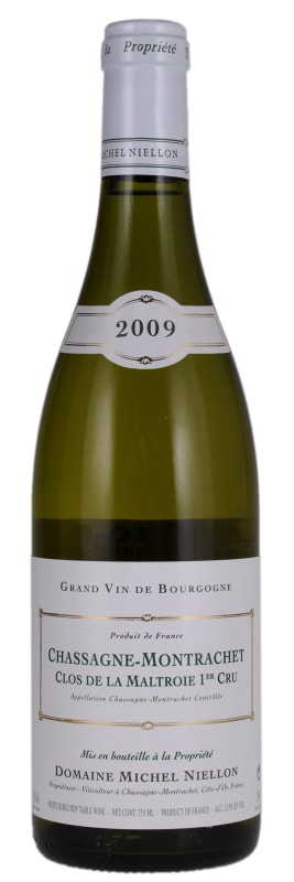 Domaine Michel Niellon Chassagne-Montrachet Premier Cru Clos de la Maltroie 2009 Front Bottle Shot