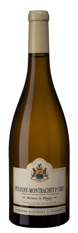 Domaine Martelet de Cherisey Puligny-Montrachet Hameau de Blagny Premier CRU 2017 Front Bottle Shot