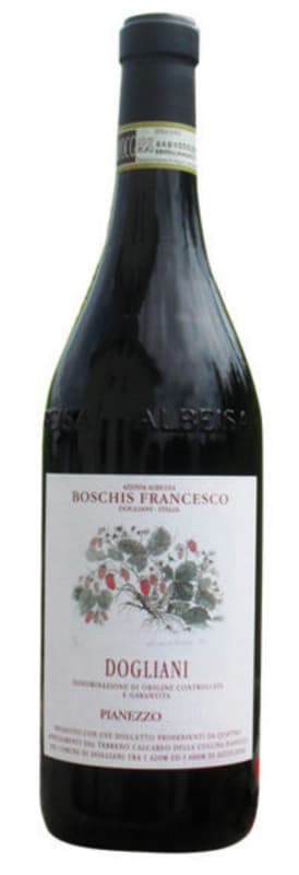Francesco Boschis Pianezzo Dolcetto di Dogliani 2015 Front Bottle Shot