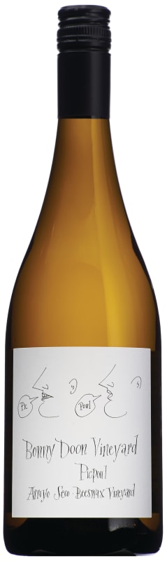 Bonny Doon Beeswax Vineyard Picpoul 2018 Front Bottle Shot