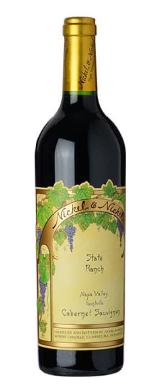 Nickel & Nickel State Ranch Cabernet Sauvignon 2016 Front Bottle Shot