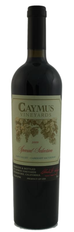 Caymus Special Selection Cabernet Sauvignon 2009 Front Bottle Shot