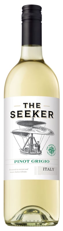 The Seeker Pinot Grigio 2024 Front Bottle Shot