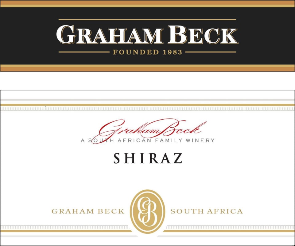 Graham Beck Shiraz 2007 Front Label