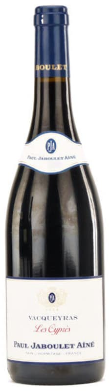 Jaboulet Vacqueyras Les Cypres Rouge 2016 Front Bottle Shot