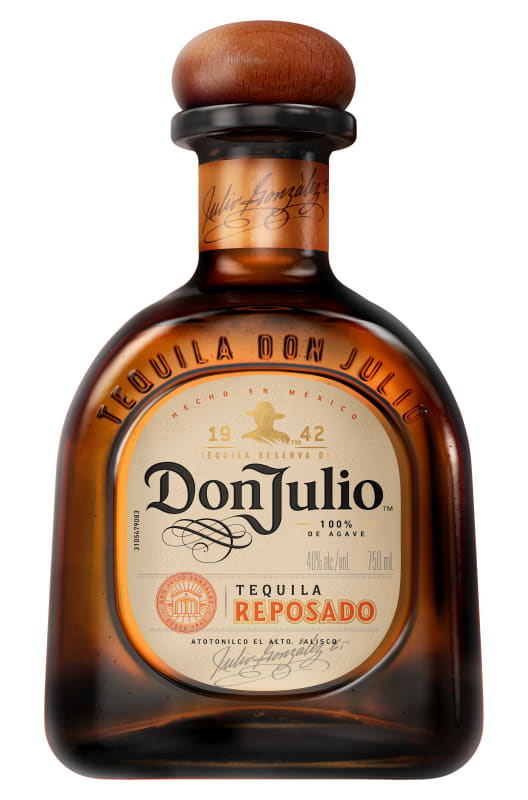 Don Julio Reposado Tequila Front Bottle Shot