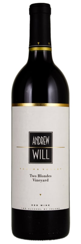 Andrew Will Winery Two Blondes Vineyard Red 2007 Front Bottle Shot