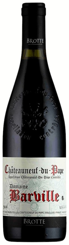 Maison Brotte Chateauneuf-du-Pape Domaine Barville 2021 Front Bottle Shot