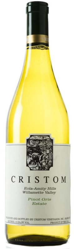 Cristom Pinot Gris 2019 Front Bottle Shot