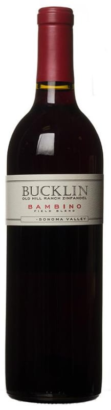 Bucklin Bambino Old Hill Ranch Zinfandel 2014 Front Bottle Shot