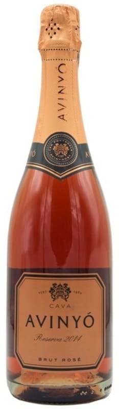 Avinyo Reserva Brut Rose Cava 2014 Front Bottle Shot