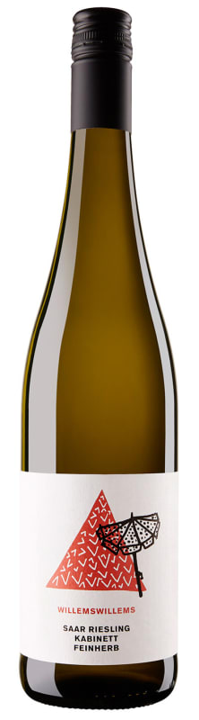 Willems-Willems Mosel Riesling Kabinett Feinherb 2021 Front Bottle Shot