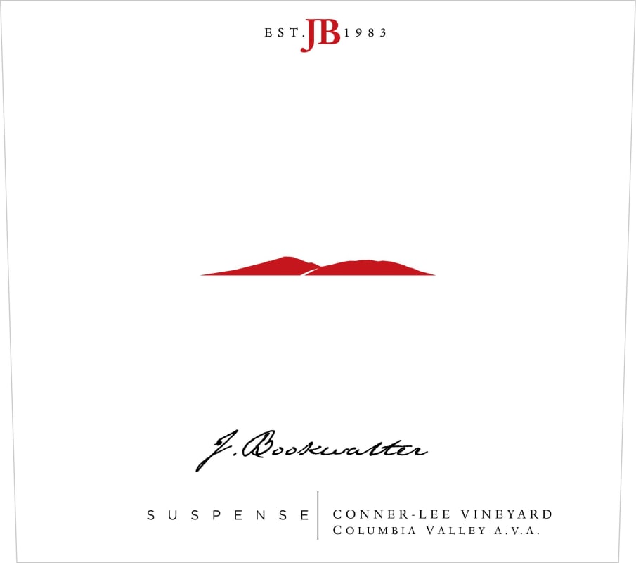 J. Bookwalter Conner-Lee Vineyard Suspense 2014 Front Label