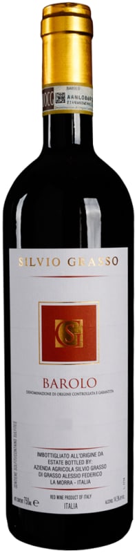 Silvio Grasso Barolo 2014 Front Bottle Shot