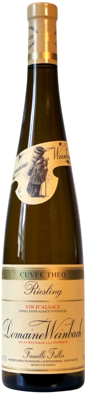 Domaine Weinbach Cuvee Theo Riesling 2023 Front Bottle Shot