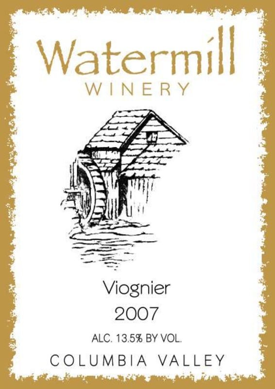 Watermill Columbia Valley Viognier 2007 Front Label