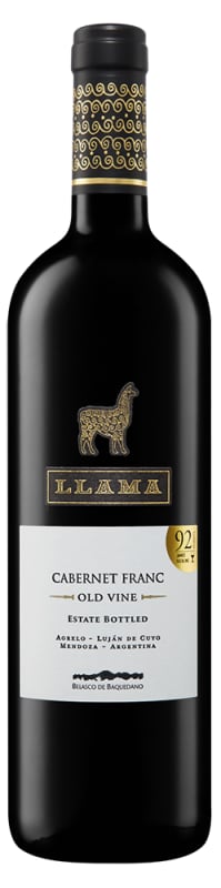 Belasco de Baquedano Llama Old Vine Cabernet Franc 2019 Front Bottle Shot