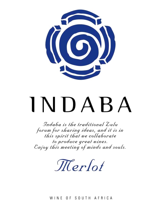 Indaba Merlot 2005 Front Label