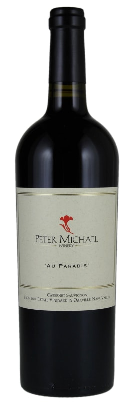 Peter Michael Au Paradis Cabernet Sauvignon 2019 Front Bottle Shot