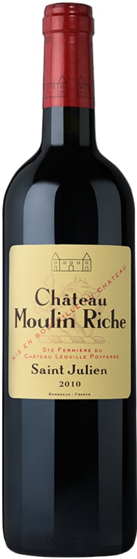 Chateau Moulin Riche 2010 Front Bottle Shot