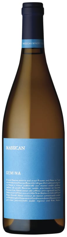 Massican Gemina White 2023 Front Bottle Shot