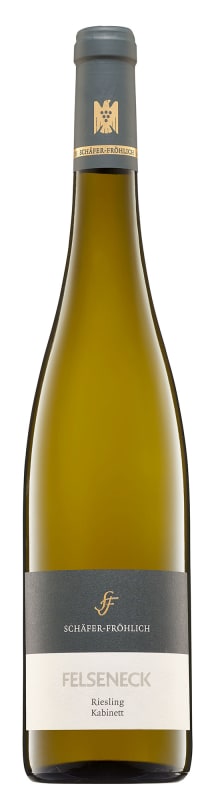 Schafer-Frohlich Felseneck Riesling Kabinett 2020 Front Bottle Shot