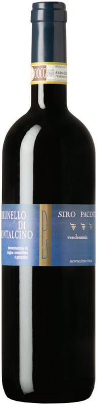 Siro Pacenti Brunello di Montalcino 2001 Front Bottle Shot
