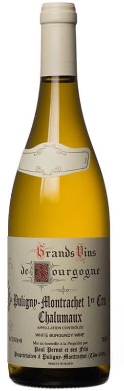 Paul Pernot Puligny-Montrachet Chalumaux Premier Cru 2017 Front Bottle Shot