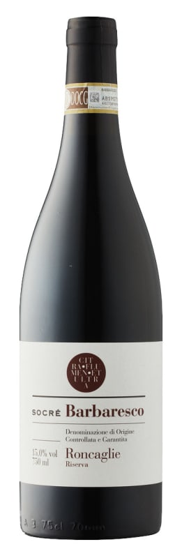 Socre Barbaresco Roncaglie 2021 Front Bottle Shot