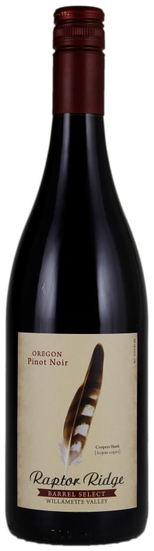 Raptor Ridge Barrel Select Pinot Noir 2015 Front Bottle Shot
