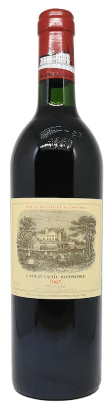 Chateau Lafite Rothschild (bin soiled label) 1985 Front Bottle Shot