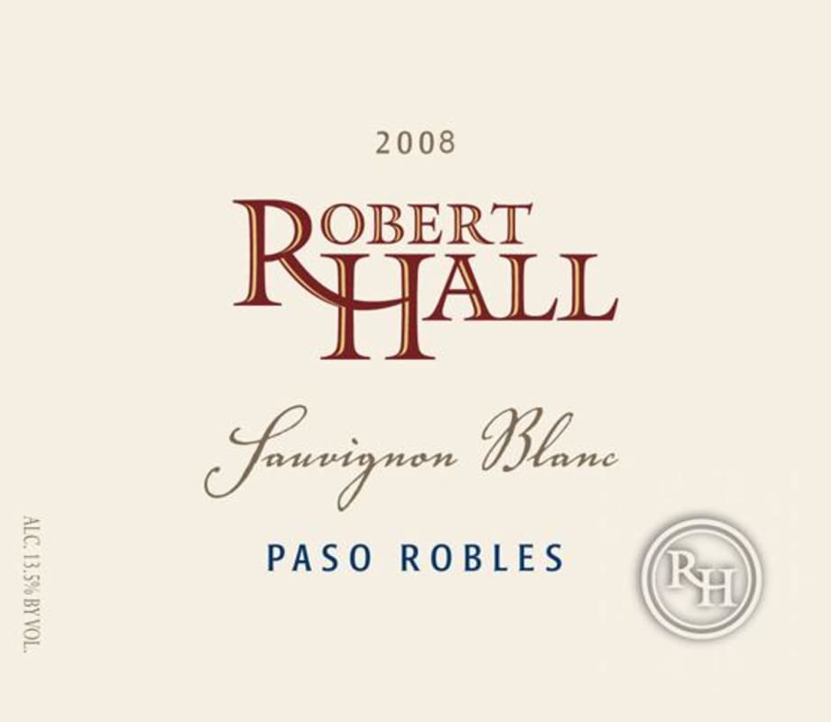 Robert Hall Sauvignon Blanc 2008 Front Label