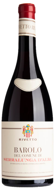 Rivetto Barolo Serralunga d'Alba 2019 Front Bottle Shot