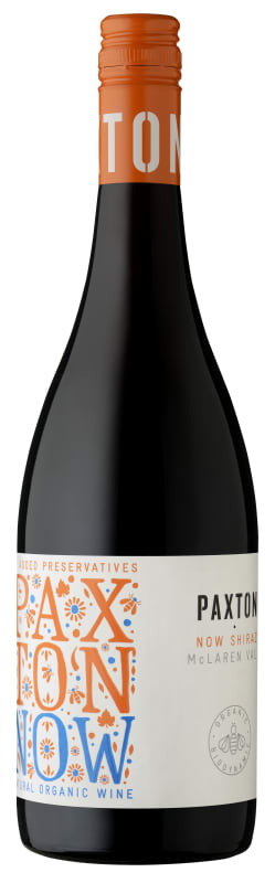 Paxton Vineyards NOW Shiraz 2020 Front Bottle Shot
