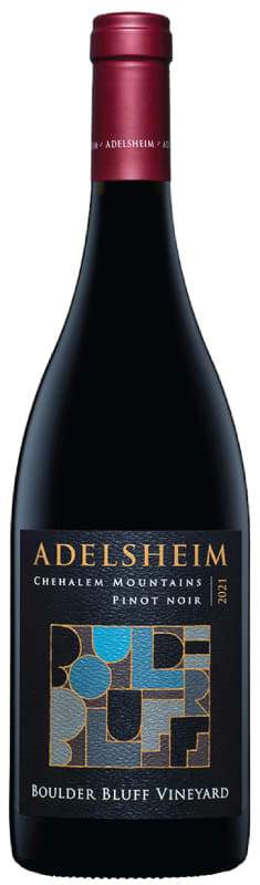 Adelsheim Boulder Bluff Vineyard Pinot Noir 2021 Front Bottle Shot