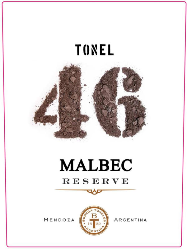 Bodega Toneles Tonel 46 Reserve Malbec 2014 Front Label