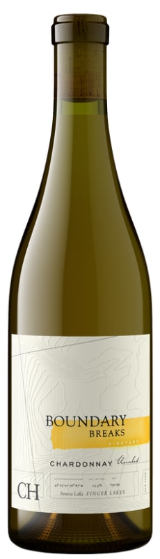 Boundary Breaks Unoaked Chardonnay 2023 Front Bottle Shot
