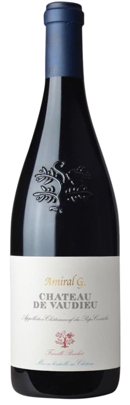 Chateau de Vaudieu Chateauneuf-du-Pape Amiral G 2020 Front Bottle Shot