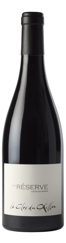 Clos du Caillou Cotes du Rhone Rouge Reserve 2018 Front Bottle Shot
